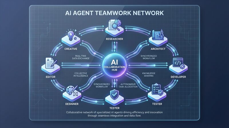 AI Agent团队协作：从单兵作战到智能军团