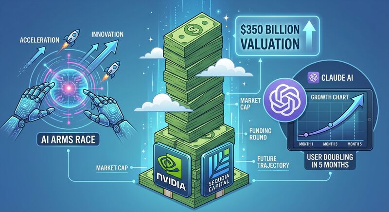 Anthropic估值$350B融资$20B：AI军备竞赛进入白热化