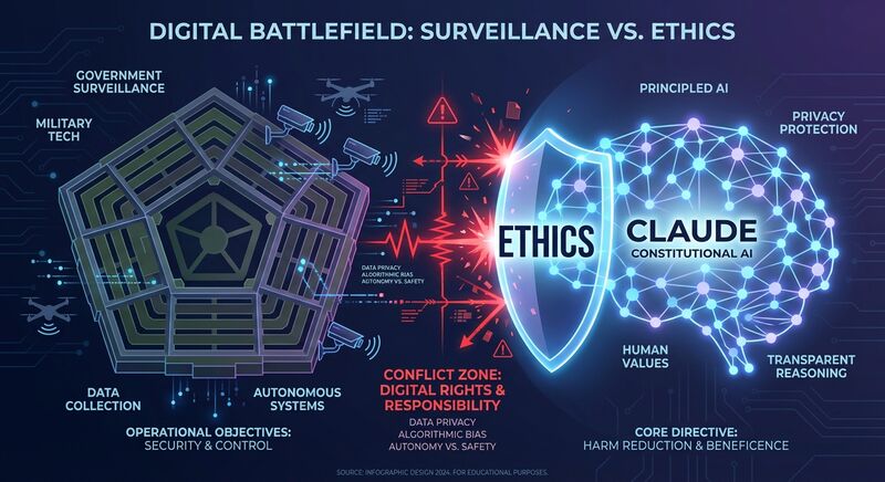 Anthropic 硬刚五角大楼：AI 公司的伦理红线在哪里？