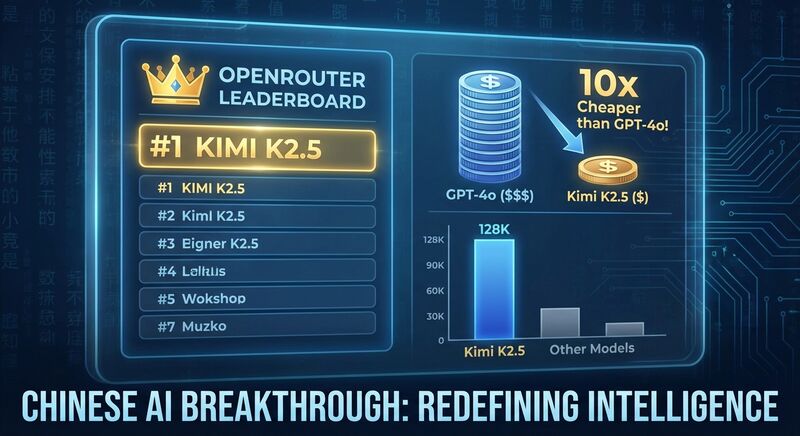 Kimi K2.5 登顶 OpenRouter：为什么开发者都在用它？