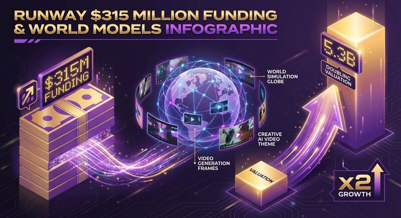 Runway再融$3.15亿：AI视频赛道的「世界模型」转向